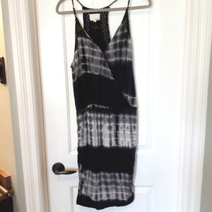 Greylin Ruched Tie Dye Dress, size large